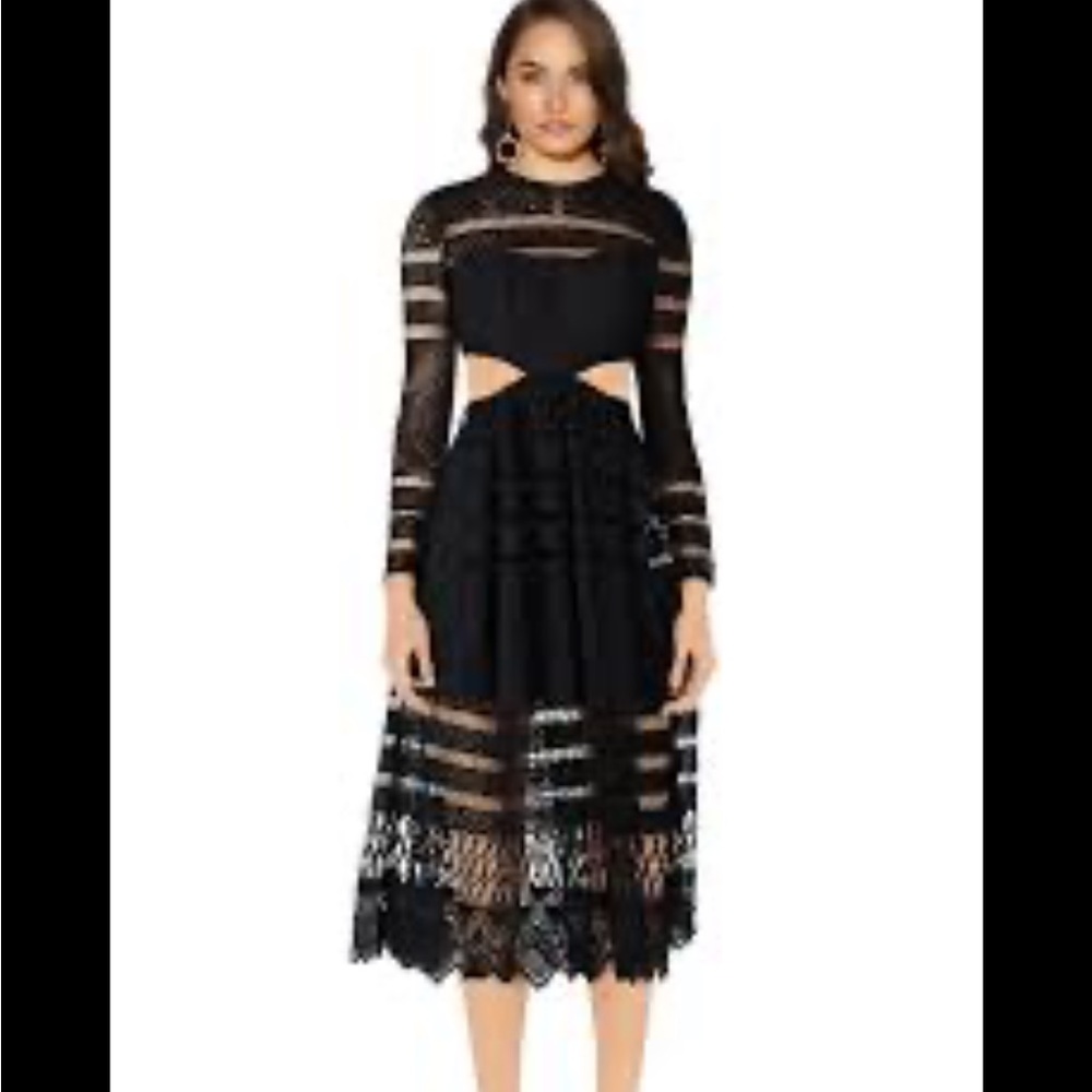 Asilio A Cut Above Long Sleeve Dress